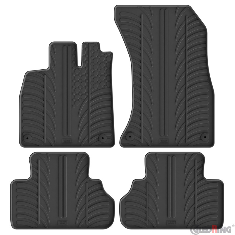 Audi Gledring Rubbermatten passend voor  Q5 (GU) MHEV 2025- incl. Sportback (T profiel 4-delig + mont