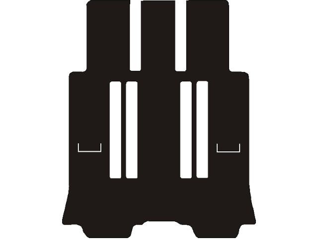 Fiat Automat achterzijde passend voor  Ulysse 7 stoelen 2002 - 2011