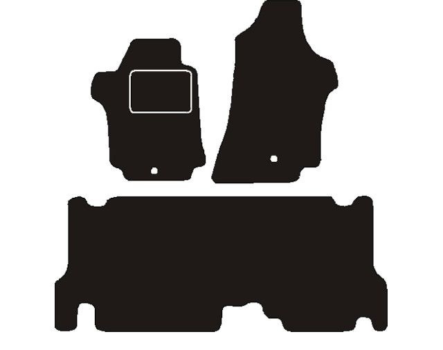 Hyundai Automatten passend voor  H1 6 persoons 2007 -