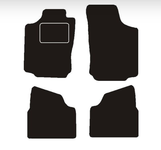 Opel Automatten passend voor  gamma/corsa c 2000 - 2007