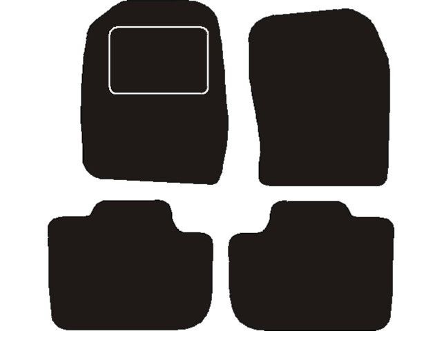 Isuzu Automatten passend voor  D-Max verlengde laadbak 2007 -