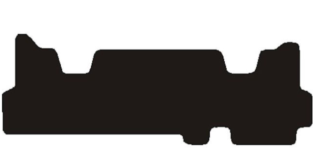 Mercedes-Benz Automatten passend voor Mercedes Sprinter W906 dubb. cabine achter