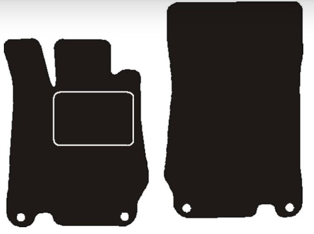 Mercedes-Benz Automatten passend voor Mercedes SL 350 2002 - 2008