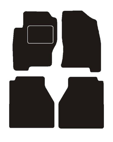 Nissan Automatten passend voor  Navara double cab 2005 - 2011