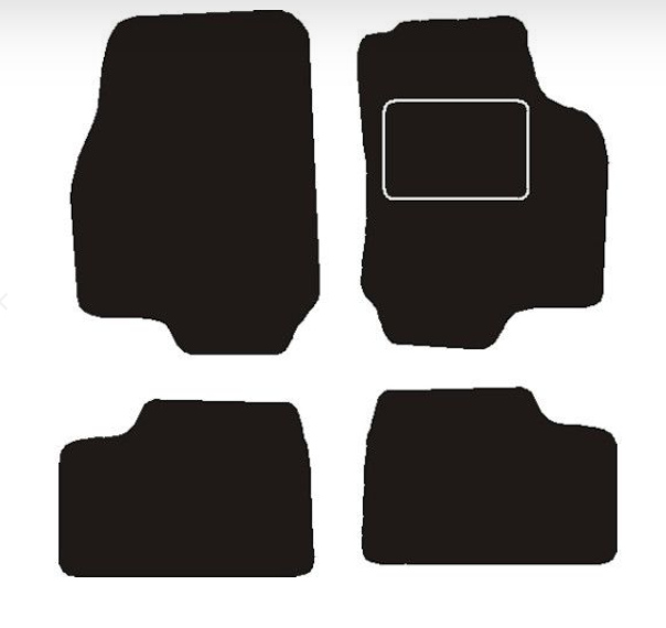 Opel Automatten passend voor  Astra g rhd 1998 - 2009