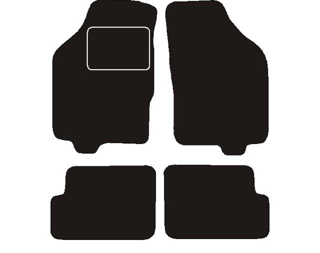 Lancia Automatten passend voor  Ypsilon 2007 - 2010