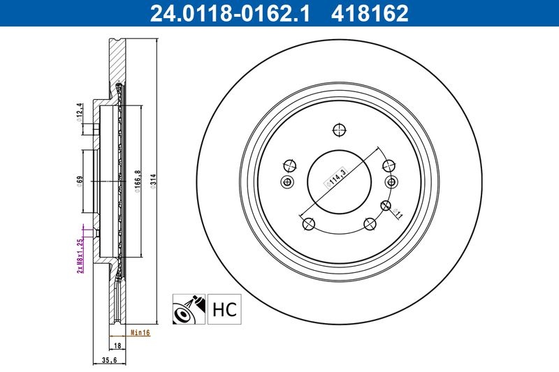 Hyundai Remschijf