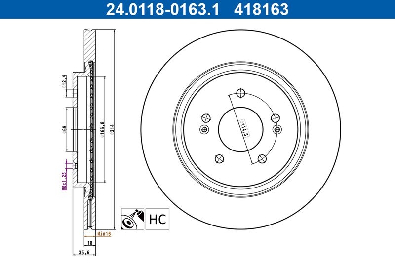 Hyundai Remschijf