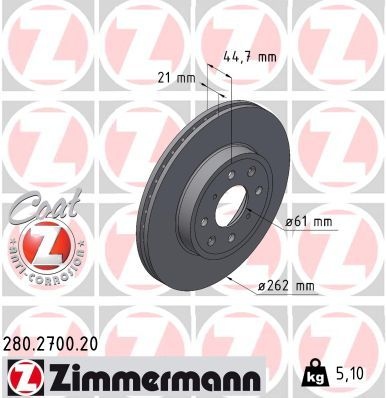Honda Remschijf COAT Z