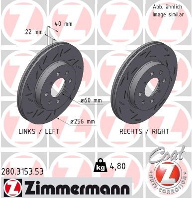 Honda Remschijf BLACK Z