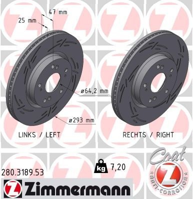 Honda Remschijf BLACK Z