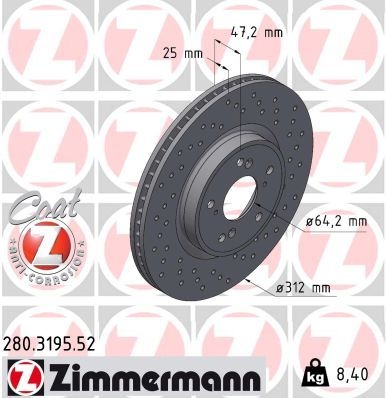 Honda Remschijf SPORT REMSCHIJF COAT Z