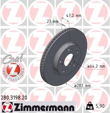Honda Remschijf COAT Z