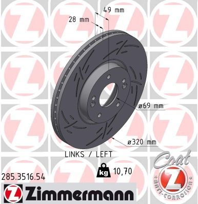Hyundai Remschijf BLACK Z