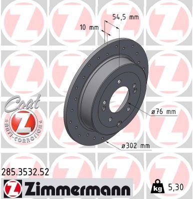 Hyundai Remschijf SPORT REMSCHIJF COAT Z