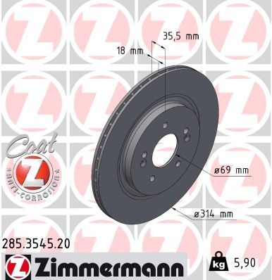 Hyundai Remschijf COAT Z