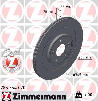 Hyundai Remschijf COAT Z