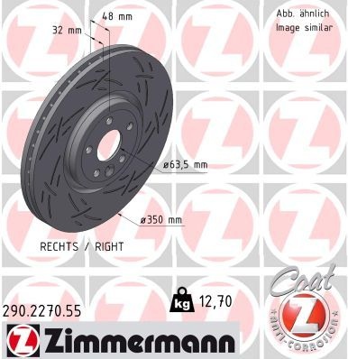 Jaguar Remschijf BLACK Z