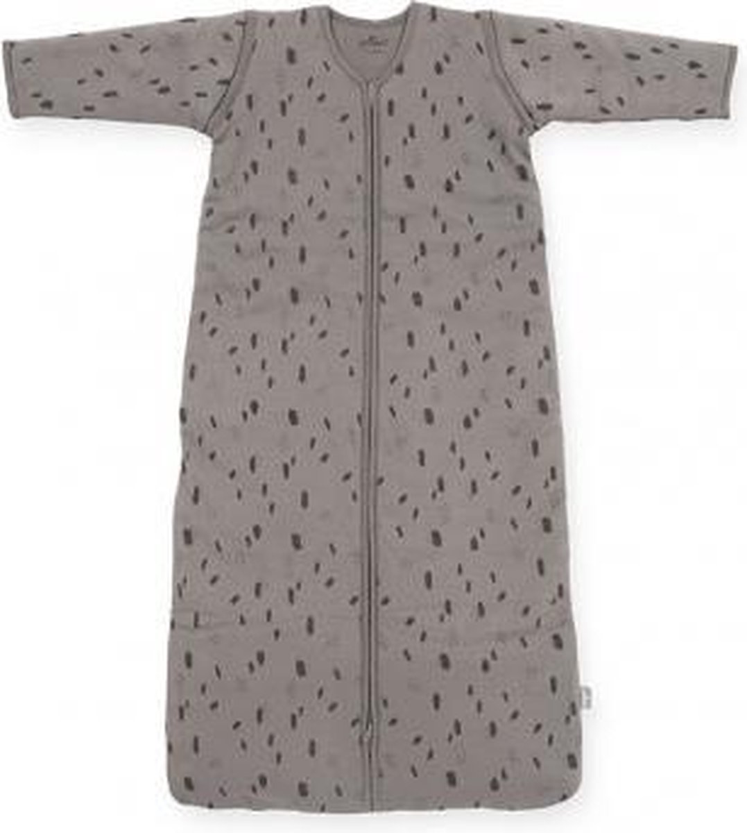 Jollein Baby slaapzak 90cm Spot storm grey met afritsbare mouw
