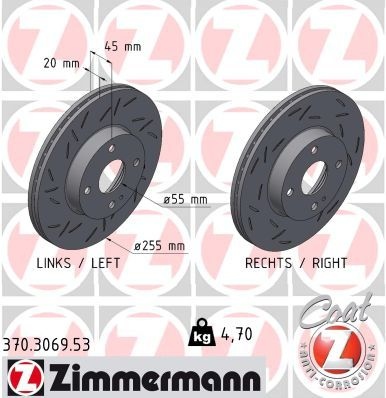 Mazda Remschijf BLACK Z