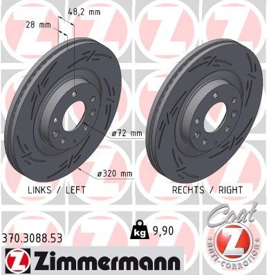 Mazda Remschijf BLACK Z
