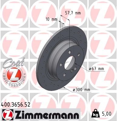 Mercedes-Benz Remschijf SPORT REMSCHIJF COAT Z