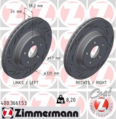 Mercedes-Benz Remschijf BLACK Z