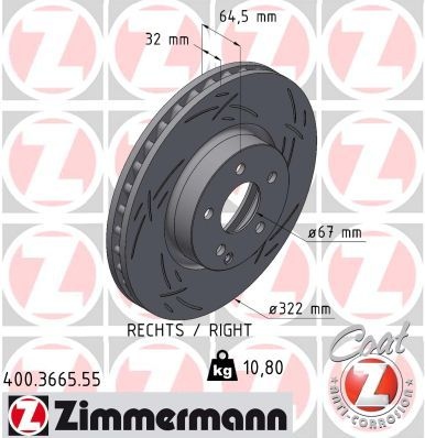 Mercedes-Benz Remschijf BLACK Z