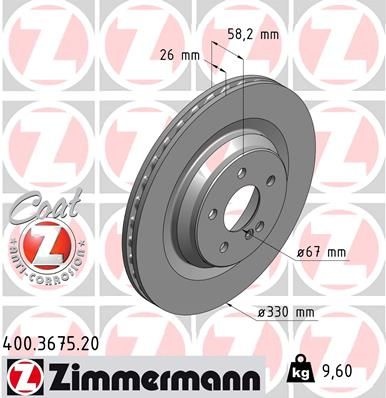 Mercedes-Benz Remschijf Coat Z