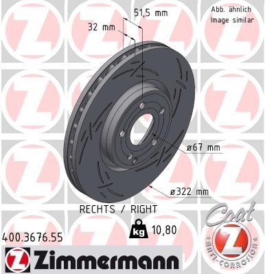 Mercedes-Benz Remschijf BLACK Z