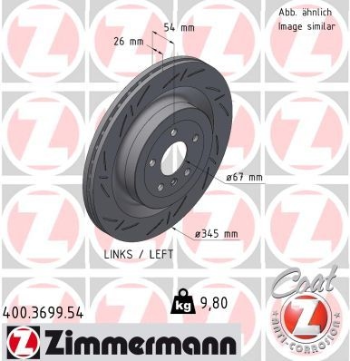 Mercedes-Benz Remschijf BLACK Z