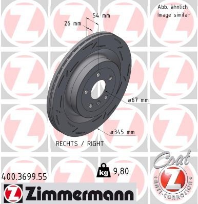 Mercedes-Benz Remschijf BLACK Z