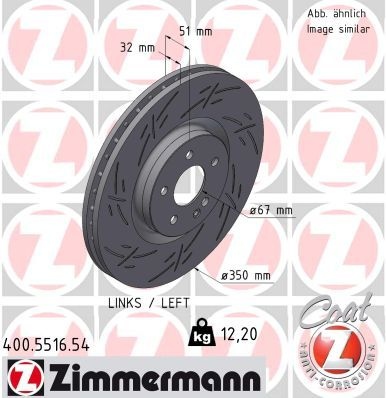 Mercedes-Benz Remschijf BLACK Z