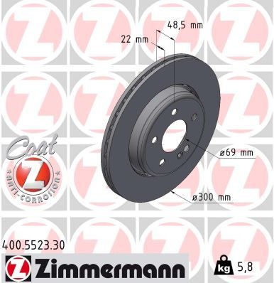 Mercedes-Benz Remschijf FORMULA S COAT Z