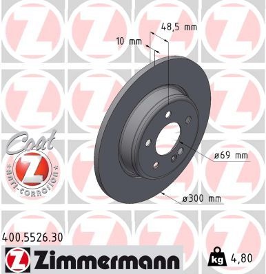 Mercedes-Benz Remschijf FORMULA S COAT Z