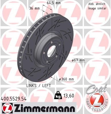 Mercedes-Benz Remschijf BLACK Z