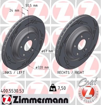 Mercedes-Benz Remschijf BLACK Z