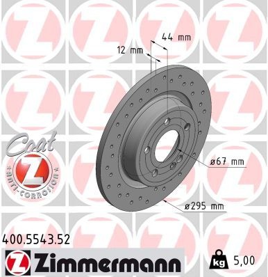 Mercedes-Benz Remschijf SPORT REMSCHIJF COAT Z