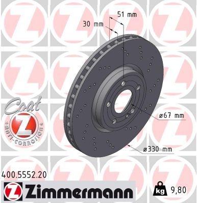 Mercedes-Benz Remschijf COAT Z