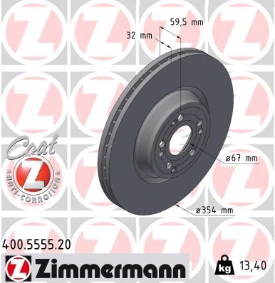 Mercedes-Benz Remschijf COAT Z