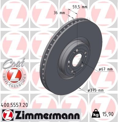 Mercedes-Benz Remschijf COAT Z