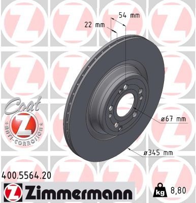 Mercedes-Benz Remschijf COAT Z