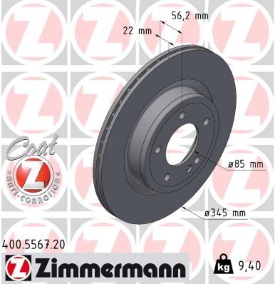 Mercedes-Benz Remschijf COAT Z