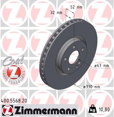 Mercedes-Benz Remschijf COAT Z