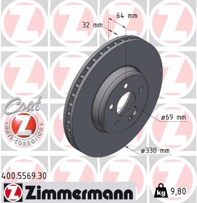 Mercedes-Benz Remschijf FORMULA S COAT Z