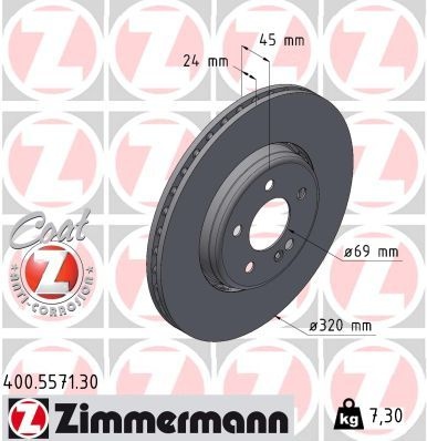 Mercedes-Benz Remschijf FORMULA S COAT Z