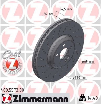 Mercedes-Benz Remschijf FORMULA S COAT Z