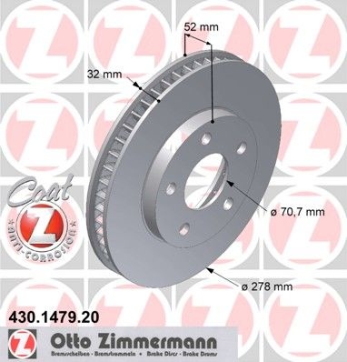Chevrolet Remschijf Coat Z