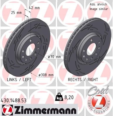 Opel Remschijf BLACK Z