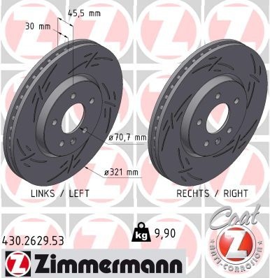 Opel Remschijf BLACK Z